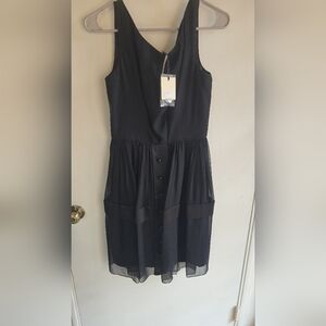 Milly Of New York Black Cocktail Dress NWT 8